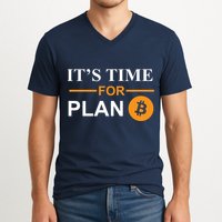 It's Time For Plan B Bitcoin V-Neck T-Shirt
