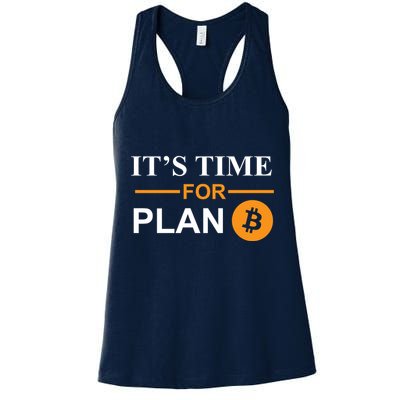 It's Time For Plan B Bitcoin Womens Tank Top