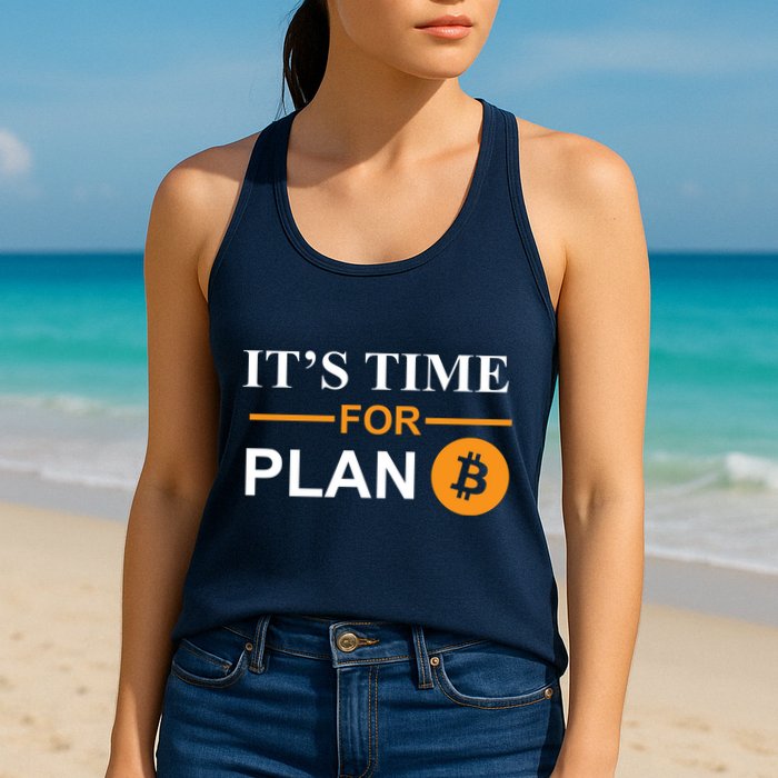 It's Time For Plan B Bitcoin Womens Tank Top