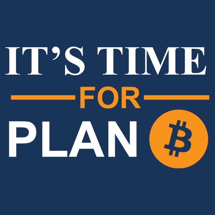 It's Time For Plan B Bitcoin Kids T-Shirt