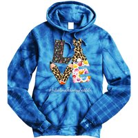 Instructional Technology Facilitator Love Easter Day Leopard Gift Tie Dye Hoodie