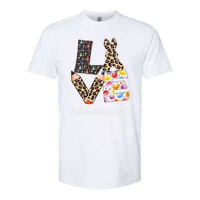 Instructional Technology Facilitator Love Easter Day Leopard Gift Softstyle CVC T-Shirt