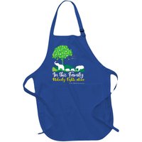 In This Family Nobody Fights Alone Support Fight Gift Full-Length Apron With Pockets