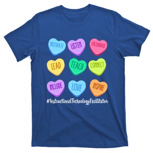 Instructional Technology Facilitator Valentines Day Heart Gift T-Shirt