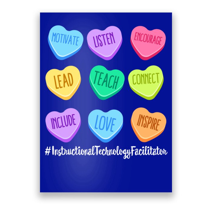 Instructional Technology Facilitator Valentines Day Heart Gift Poster