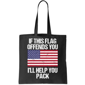 If This Flag Offends You I'll Help You Pack Design Veteran T Tote Bag