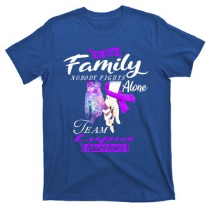 In This Family Nobody Fights Alone Team Lupus Warriors Gift T-Shirt