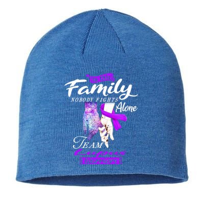 In This Family Nobody Fights Alone Team Lupus Warriors Gift Sustainable Beanie