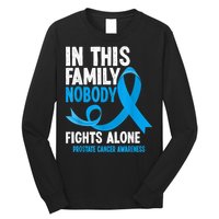 In This Family Nobody Fights Alone Prostate Cancer Awareness Long Sleeve Shirt