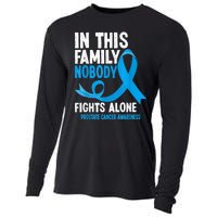 In This Family Nobody Fights Alone Prostate Cancer Awareness Cooling Performance Long Sleeve Crew