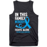 In This Family Nobody Fights Alone Prostate Cancer Awareness Tank Top