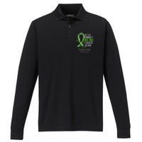 In This Family No One Fights Alone Mental Health Awareness Performance Long Sleeve Polo