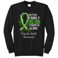 In This Family No One Fights Alone Mental Health Awareness Sweatshirt