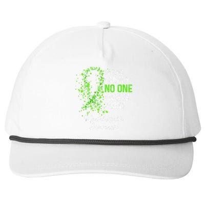 In This Family No One Fights Alone Mental Health Awareness Snapback Five-Panel Rope Hat