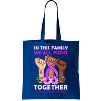 In This Family We Fight Together Pancreatic Cancer Awareness Great Gift Tote Bag