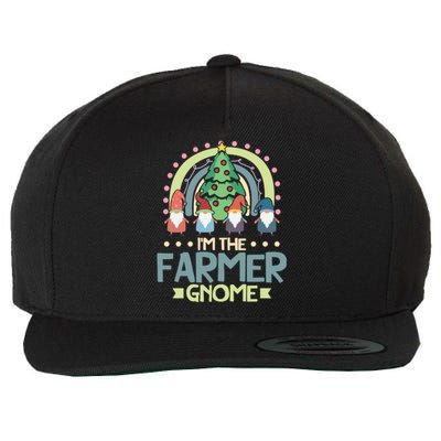 IM The Farmer Gnome Family Matching Christmas Great Gift Wool Snapback Cap