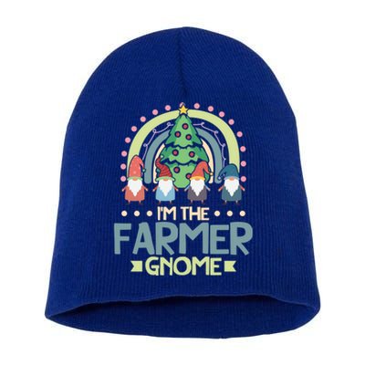 IM The Farmer Gnome Family Matching Christmas Great Gift Short Acrylic Beanie