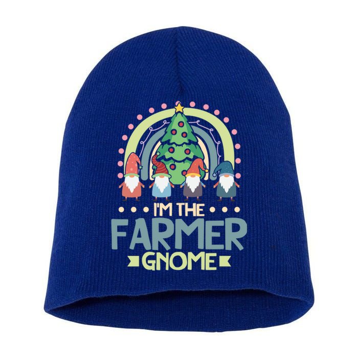 IM The Farmer Gnome Family Matching Christmas Great Gift Short Acrylic Beanie