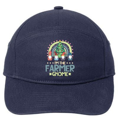 IM The Farmer Gnome Family Matching Christmas Great Gift 7-Panel Snapback Hat