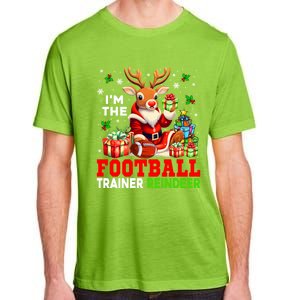 IM The Football Trainer Reindeer Christmas Reindeer Player Great Gift Adult ChromaSoft Performance T-Shirt