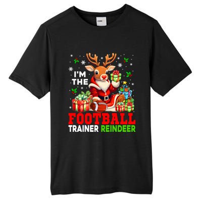 IM The Football Trainer Reindeer Christmas Reindeer Player Great Gift Tall Fusion ChromaSoft Performance T-Shirt