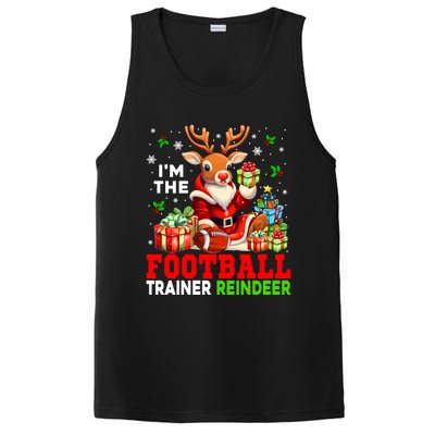 IM The Football Trainer Reindeer Christmas Reindeer Player Great Gift PosiCharge Competitor Tank