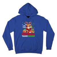 IM The Football Trainer Reindeer Christmas Reindeer Player Great Gift Hoodie