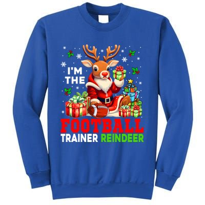 IM The Football Trainer Reindeer Christmas Reindeer Player Great Gift Sweatshirt