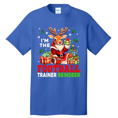 IM The Football Trainer Reindeer Christmas Reindeer Player Great Gift Tall T-Shirt