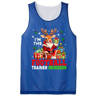 IM The Football Trainer Reindeer Christmas Reindeer Player Great Gift Mesh Reversible Basketball Jersey Tank