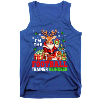 IM The Football Trainer Reindeer Christmas Reindeer Player Great Gift Tank Top