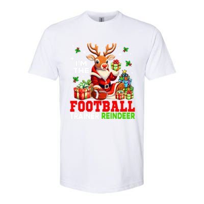 IM The Football Trainer Reindeer Christmas Reindeer Player Great Gift Softstyle CVC T-Shirt