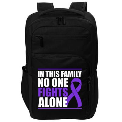 In This Family No One Fights Alone Pancreatic Cancer Impact Tech Backpack