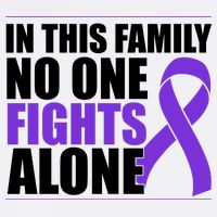 In This Family No One Fights Alone Pancreatic Cancer Button