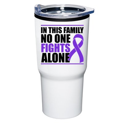 In This Family No One Fights Alone Pancreatic Cancer Tumbler