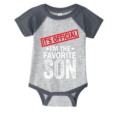 IM The Favorite Son Infant Baby Jersey Bodysuit