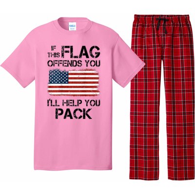 If This Flag Offends You ILl Help You Pack Pajama Set