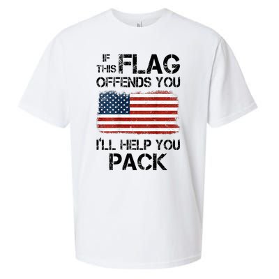 If This Flag Offends You ILl Help You Pack Sueded Cloud Jersey T-Shirt