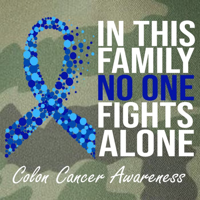 In This Family No One Fights Alone Colon Cancer Ribbon Legacy Tie Dye Trucker Hat