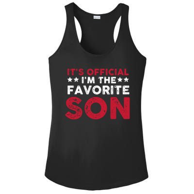 Im The Favorite Son Funny Saying Ladies PosiCharge Competitor Racerback Tank