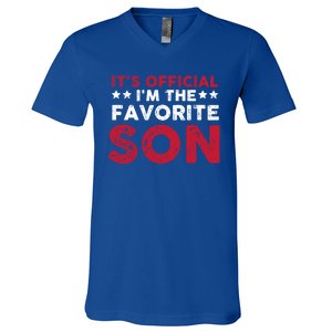 Im The Favorite Son Funny Saying V-Neck T-Shirt