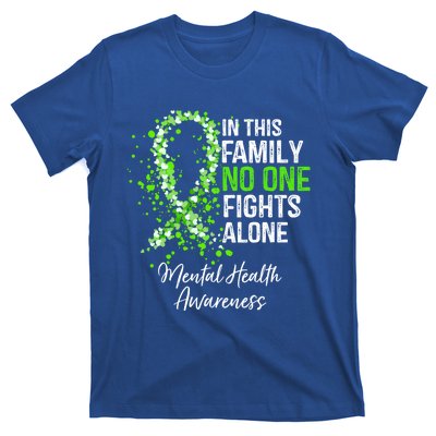 In This Family No One Fights Alone Tal Health Awareness Gift T-Shirt