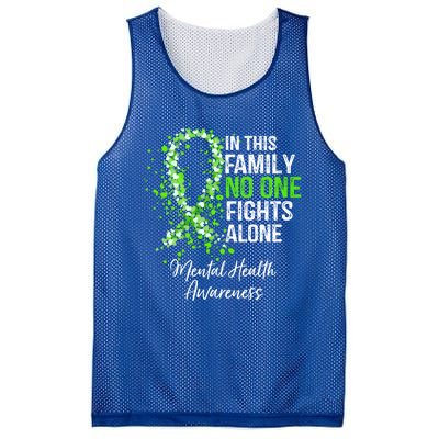 In This Family No One Fights Alone Tal Health Awareness Gift Mesh Reversible Basketball Jersey Tank