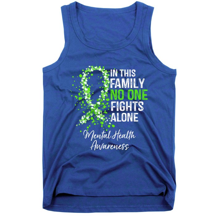 In This Family No One Fights Alone Tal Health Awareness Gift Tank Top