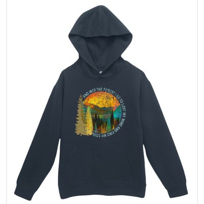 Into The Forest I Go Hiking Nature Lover Camping Gift Urban Pullover Hoodie