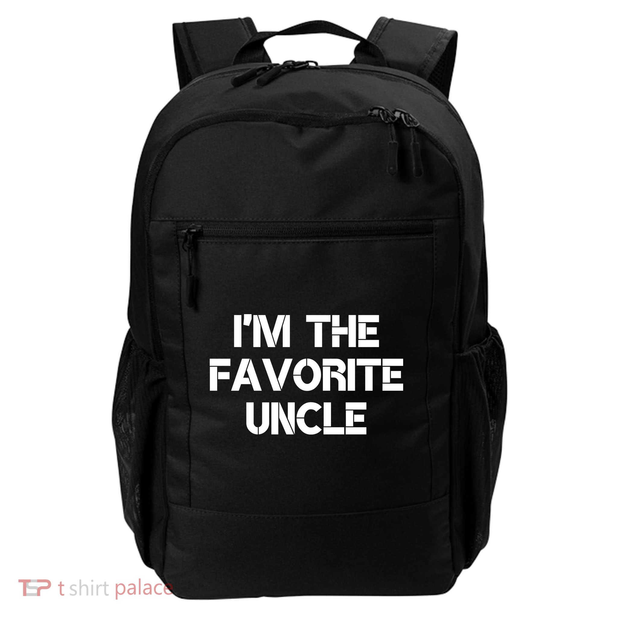 I'm The Favorite Uncle , Funny Family Niece Nephew Gift Backpack