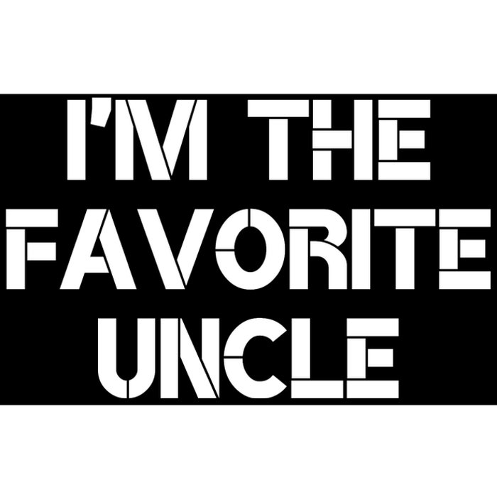 I'm The Favorite Uncle , Funny Family Niece Nephew Gift Bumper Sticker