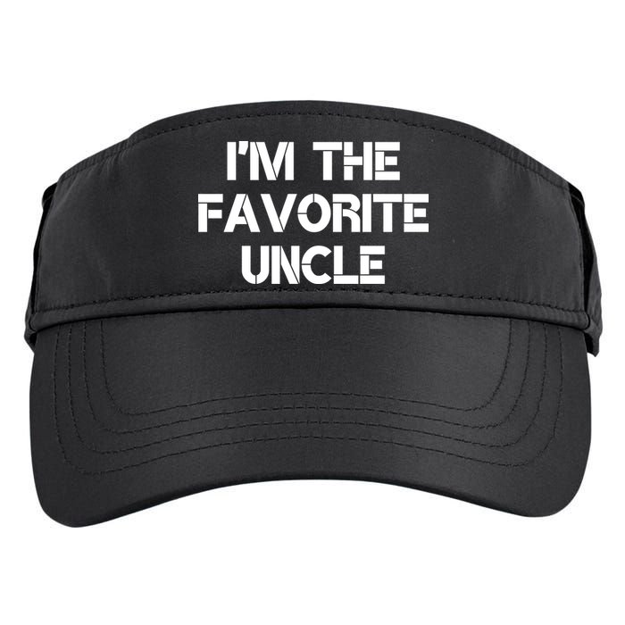 I'm The Favorite Uncle , Funny Family Niece Nephew Gift Adult Drive Performance Visor