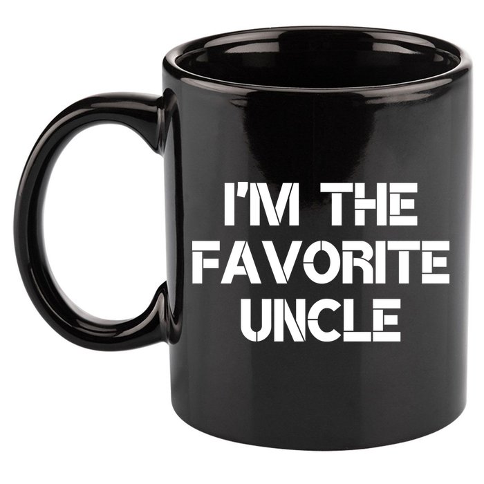 I'm The Favorite Uncle , Funny Family Niece Nephew Gift 11oz C Handle Ceramic Mug