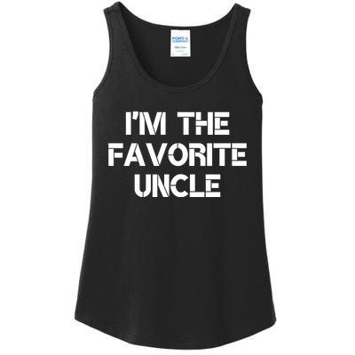 I'm The Favorite Uncle , Funny Family Niece Nephew Gift Ladies Essential Tank